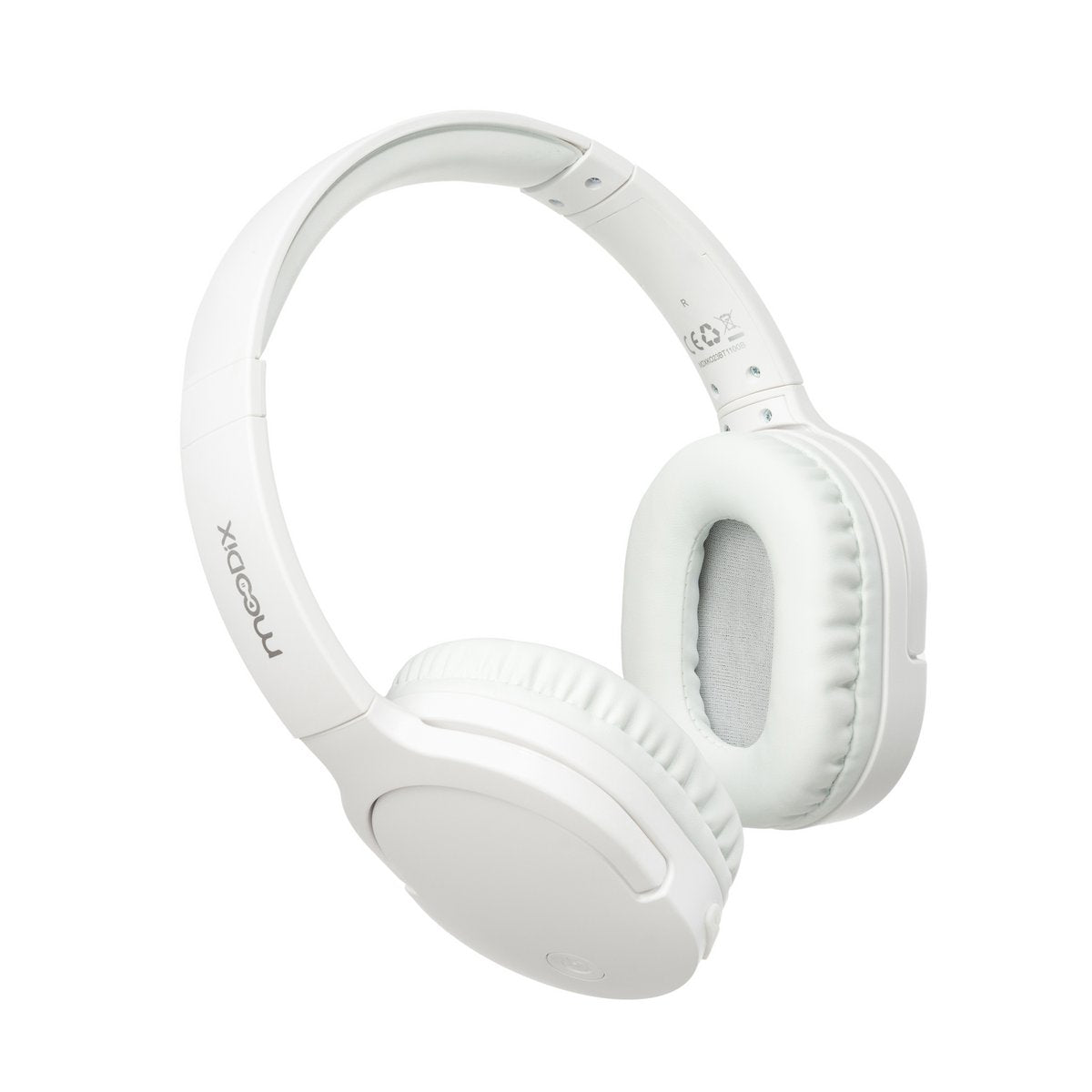 Moodix KO23BT1100W Bluetooth On-Ear Headphones, White