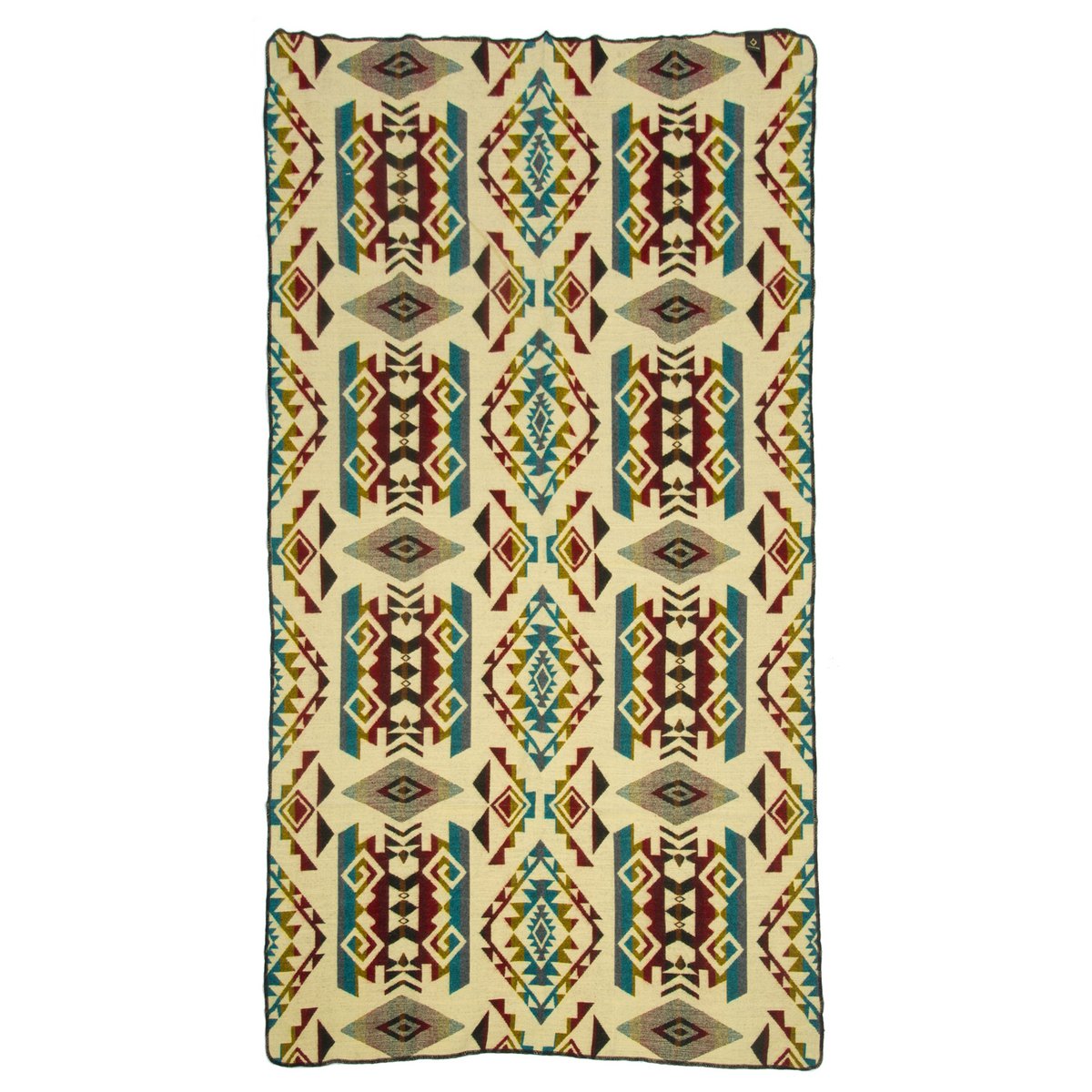 Ecuadorian alpaca mini blanket | native blanket | Mini Chimborazo Multicolor