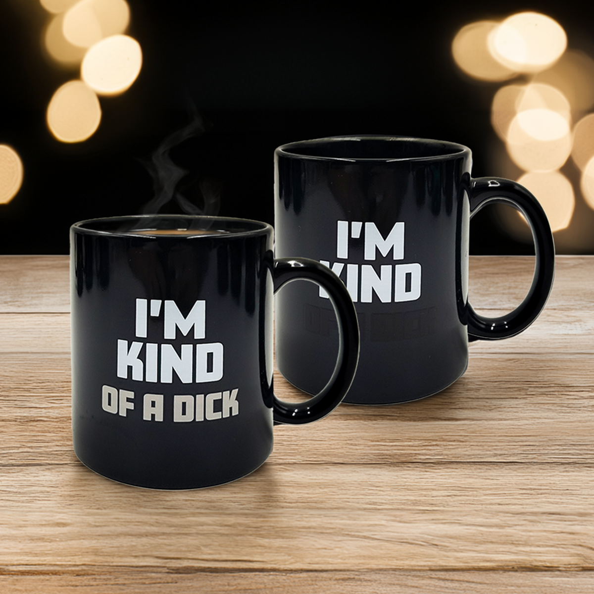 Mad Monkey - Mug "Kind of a Dick" - with color change