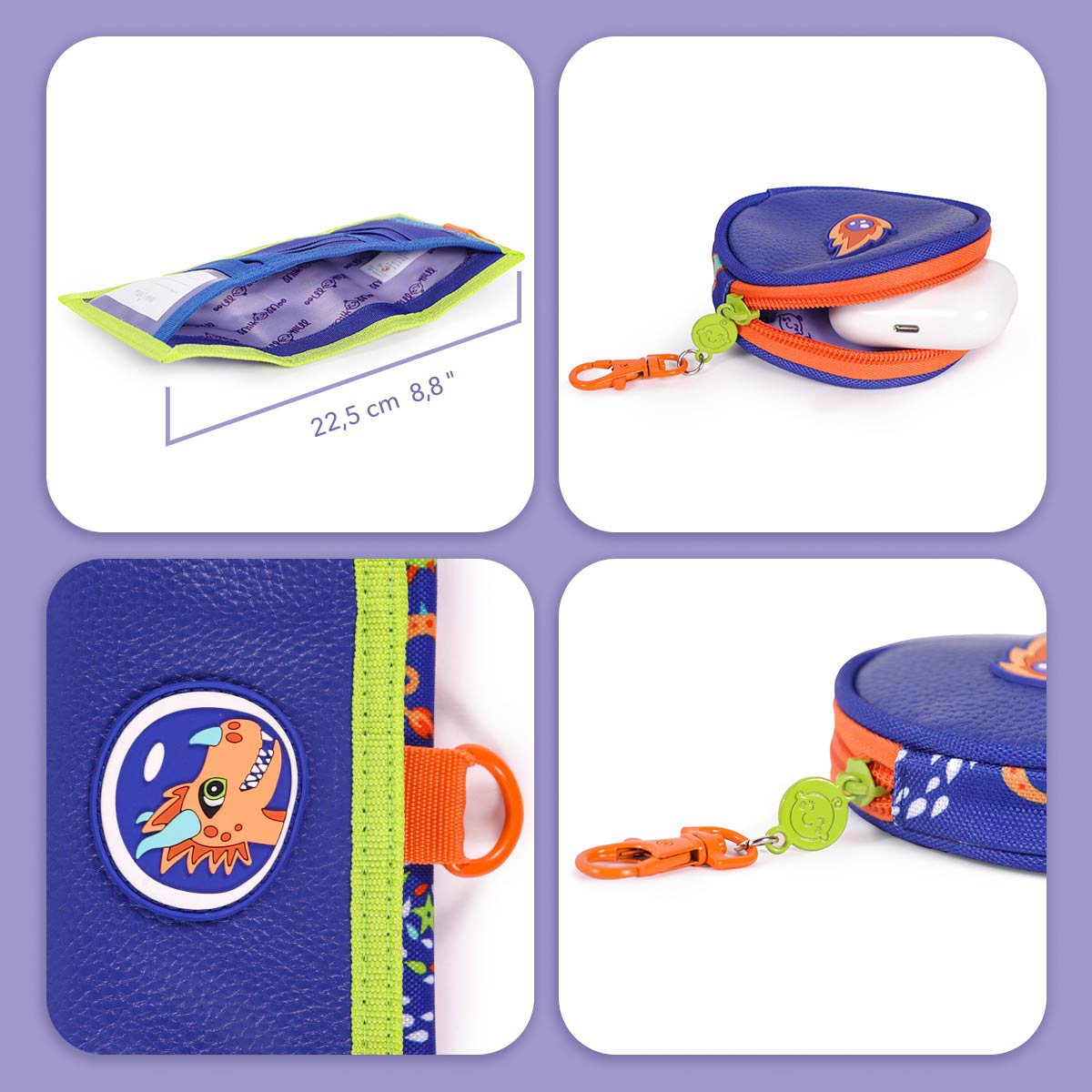 Milk&Moo Kids Wallet and Coin Purse Ponix