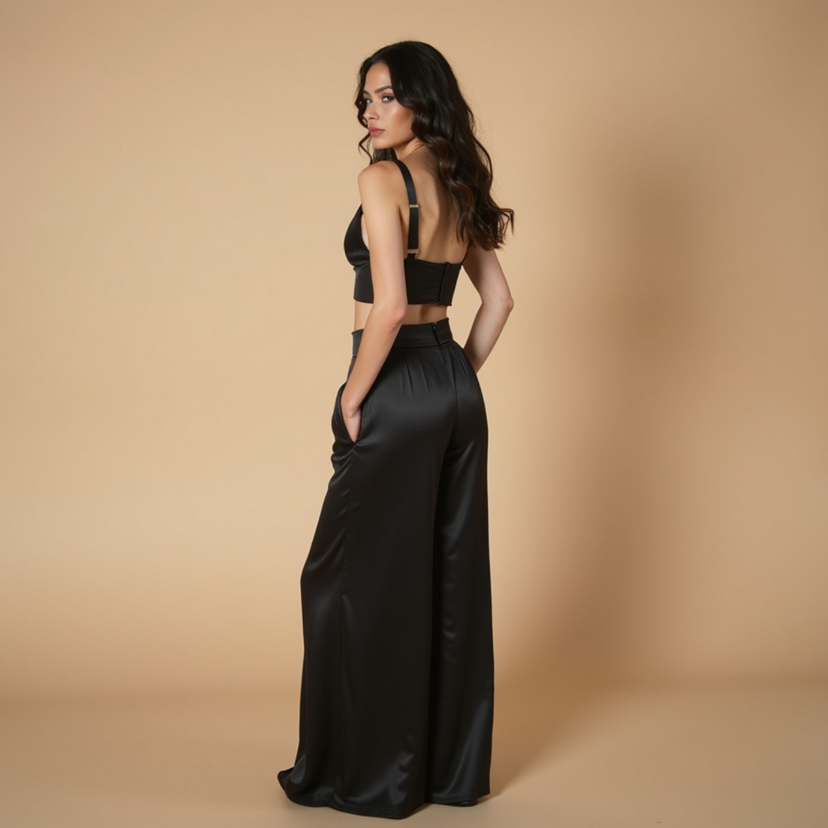 Top Bustier "LAVA" - Rot