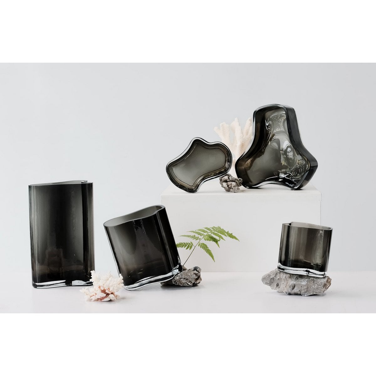 New modern design large bowl or plate, inspired by CORAL and Aalto, COR08GR