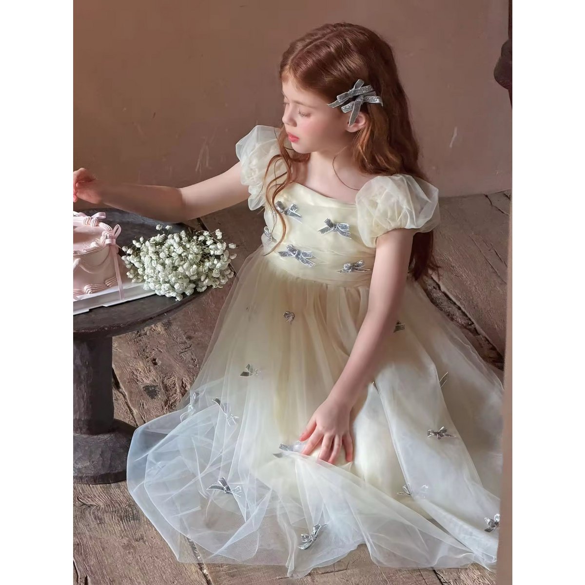 Bea Tulle Bow Detail Dress