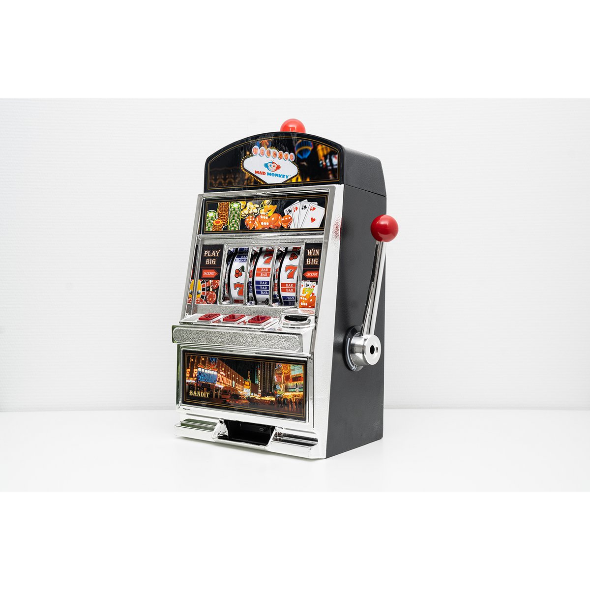 Slot Machine XL - slot machine with money box (incl. light and sound)