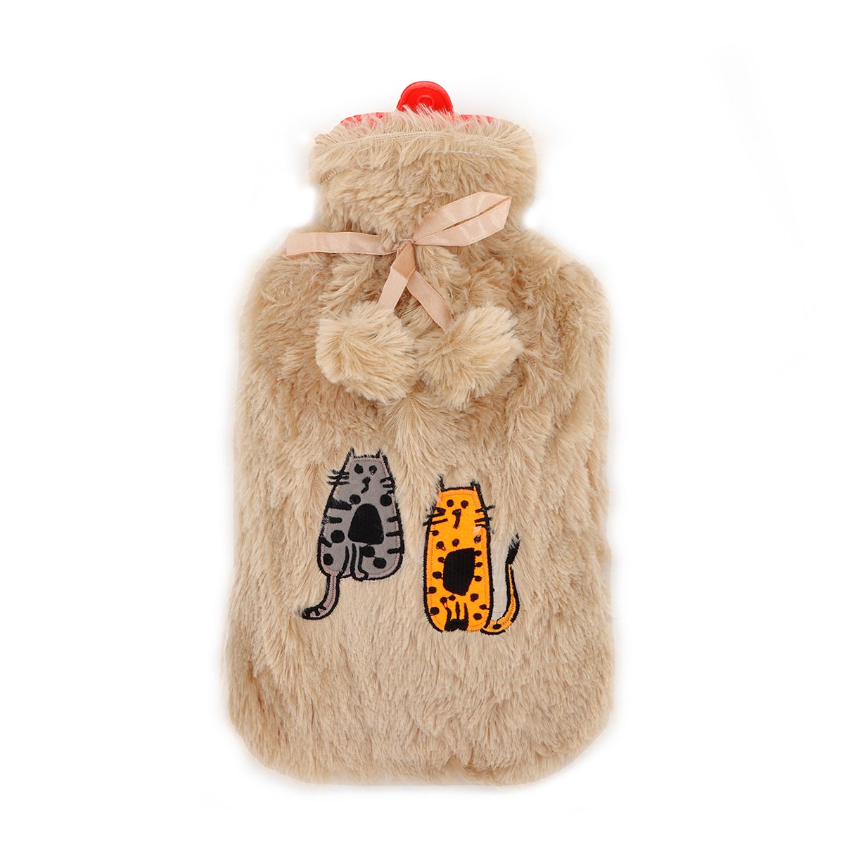 Biggdesign Cats Water Bottle with Soft Plush Cover 68 OZ