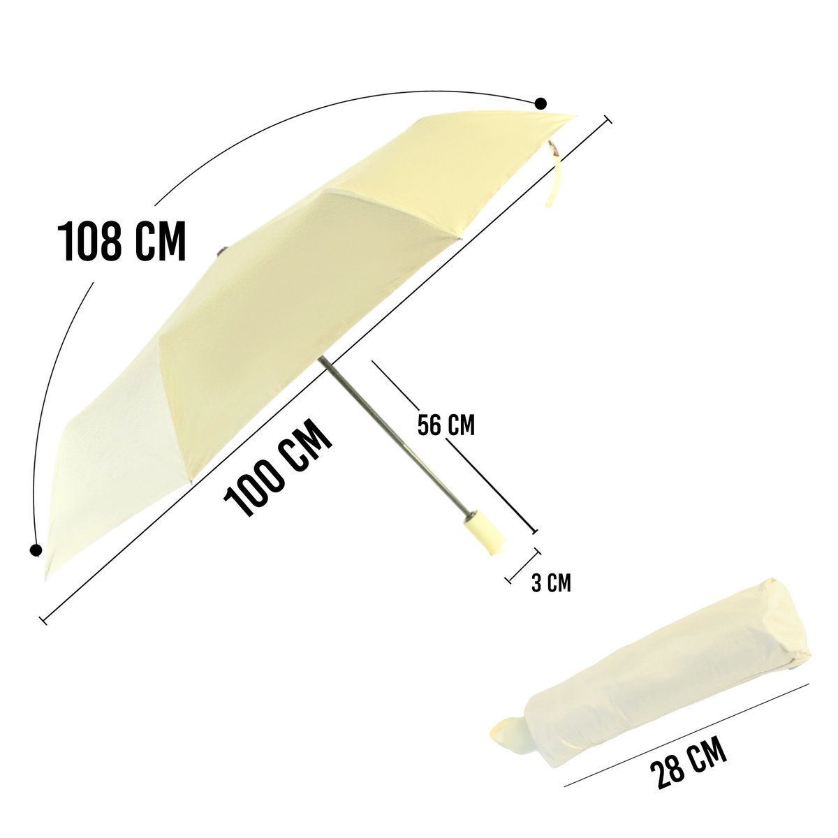 Biggdesign Moods Up Yellow Fully Automatic UV Umbrella