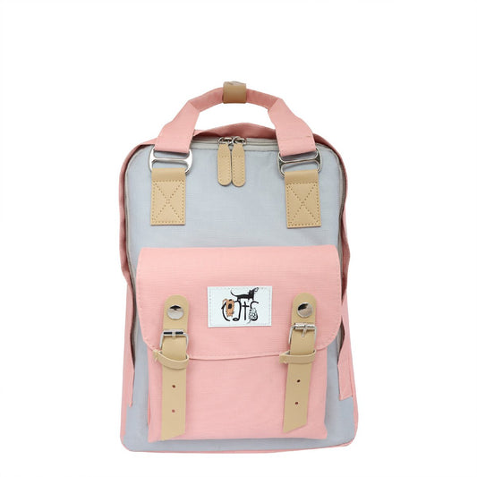 Biggdesign Cats USB Laptop Backpack, 14” Laptop Compatible, Water-Resistant, Lightweight, Unisex, Pink