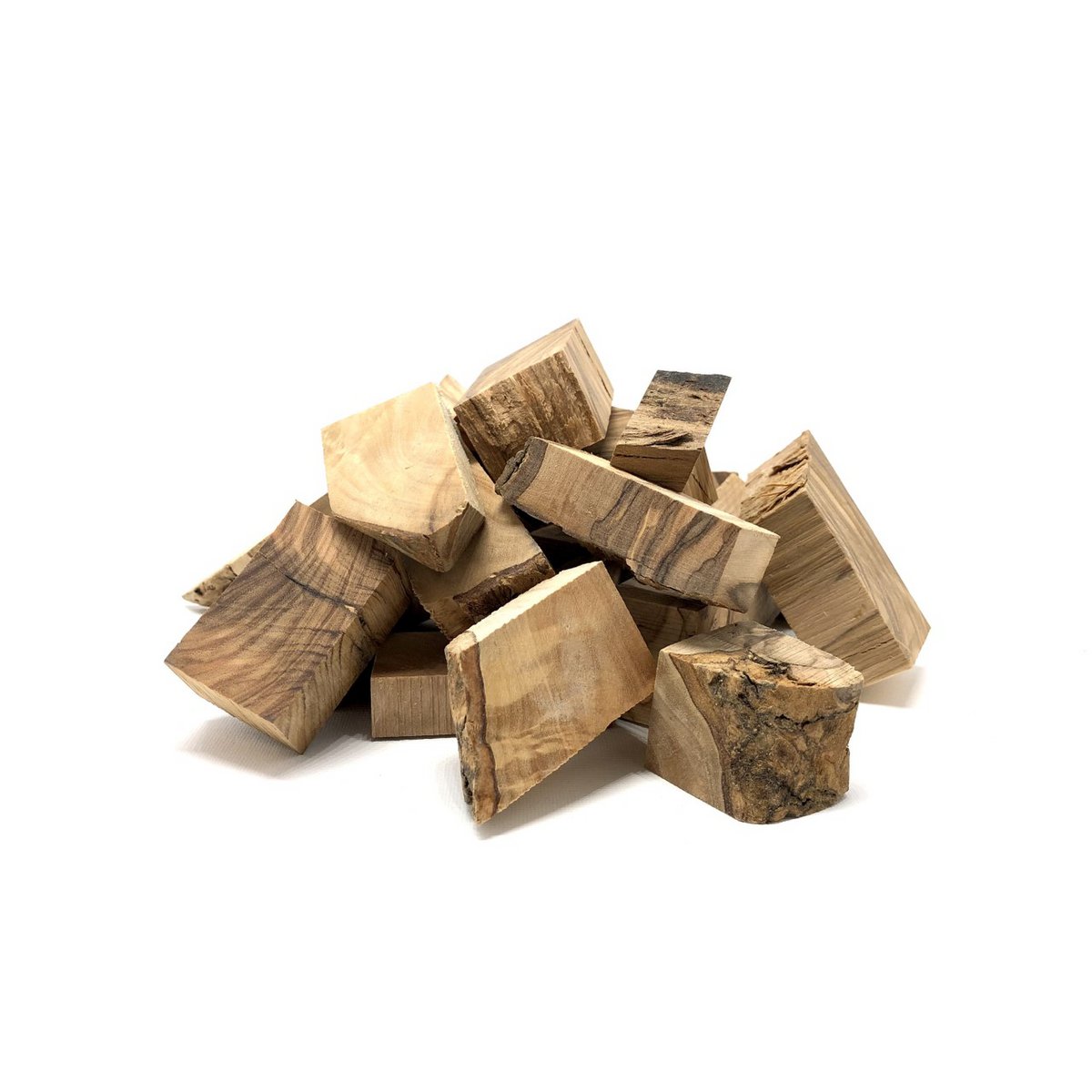 Smoking wood for smoking olives, here 1 kg chunks or wooden blocks