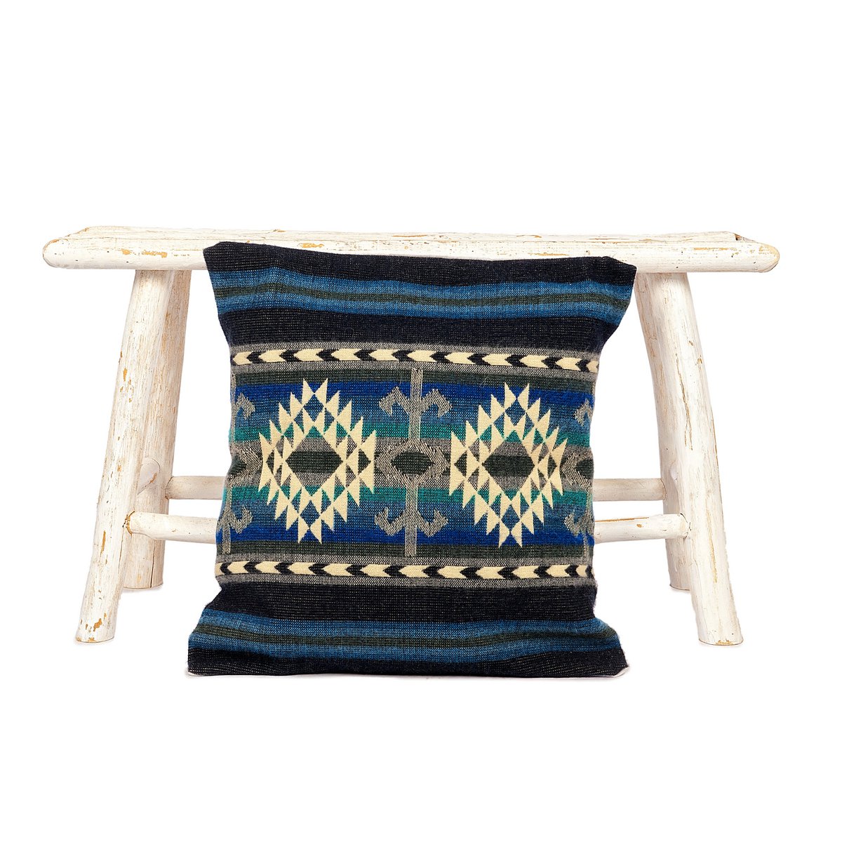 Alpaca native pillow cover - Cotopaxi Blue - 50x50 cm - only cover