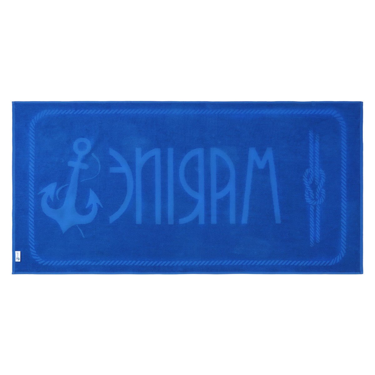 Anemoss Anchor Beach Towel – Blue, 140x70 cm/27.5x55 inches