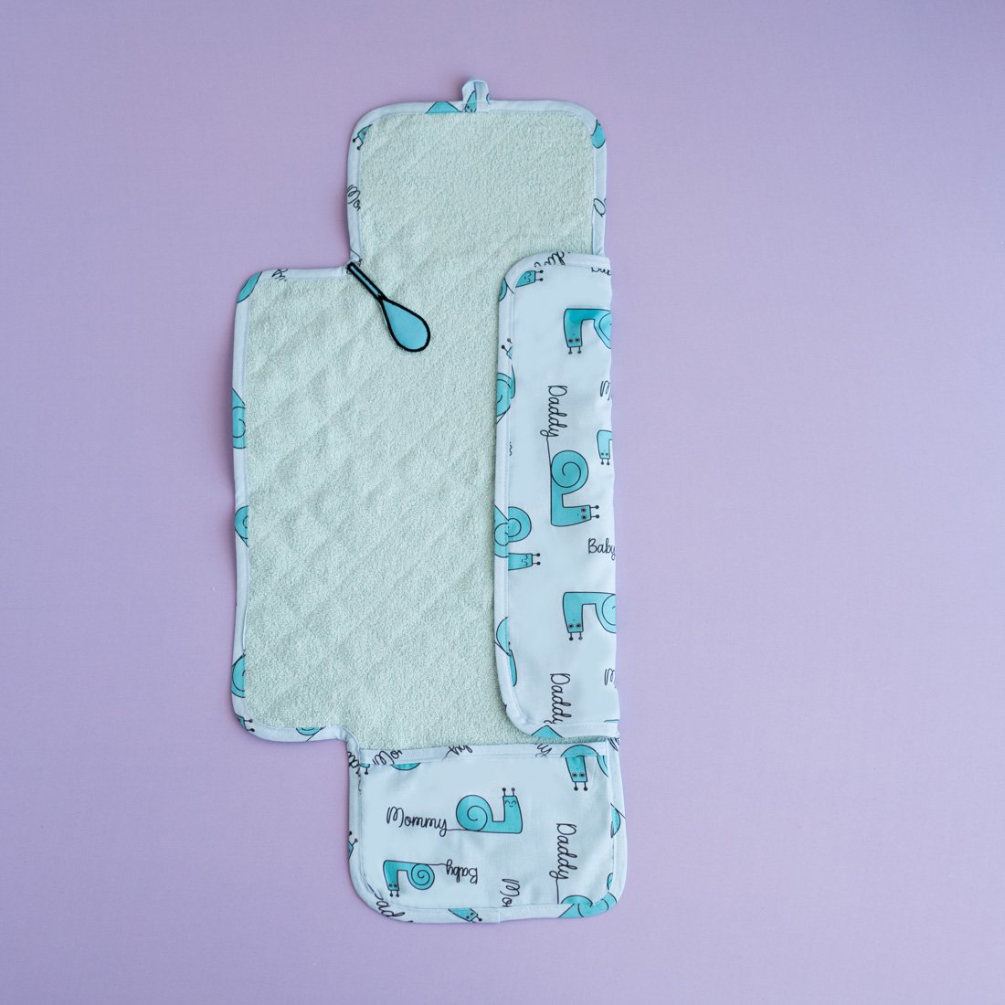 Milk&Moo Sangaloz Baby Changing Pad, Waterproof Portable Changing Pad Clutch