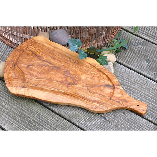 Carving board (L approx. 35 – 39 cm) with juice groove & handle