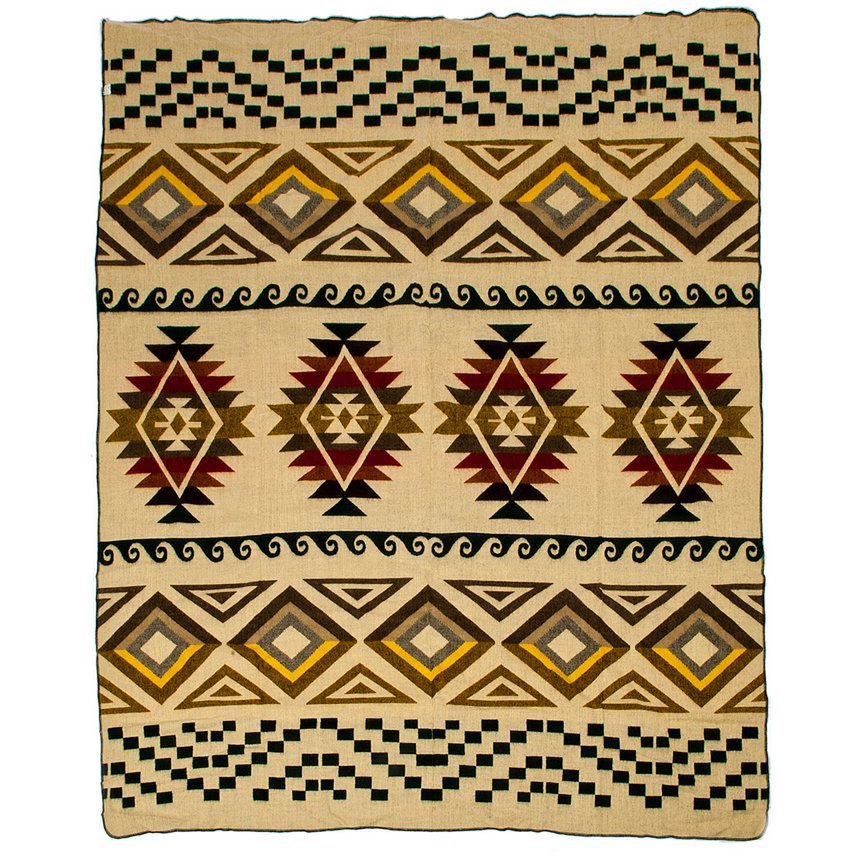 Alpaca Blanket Cayambe - Dark green