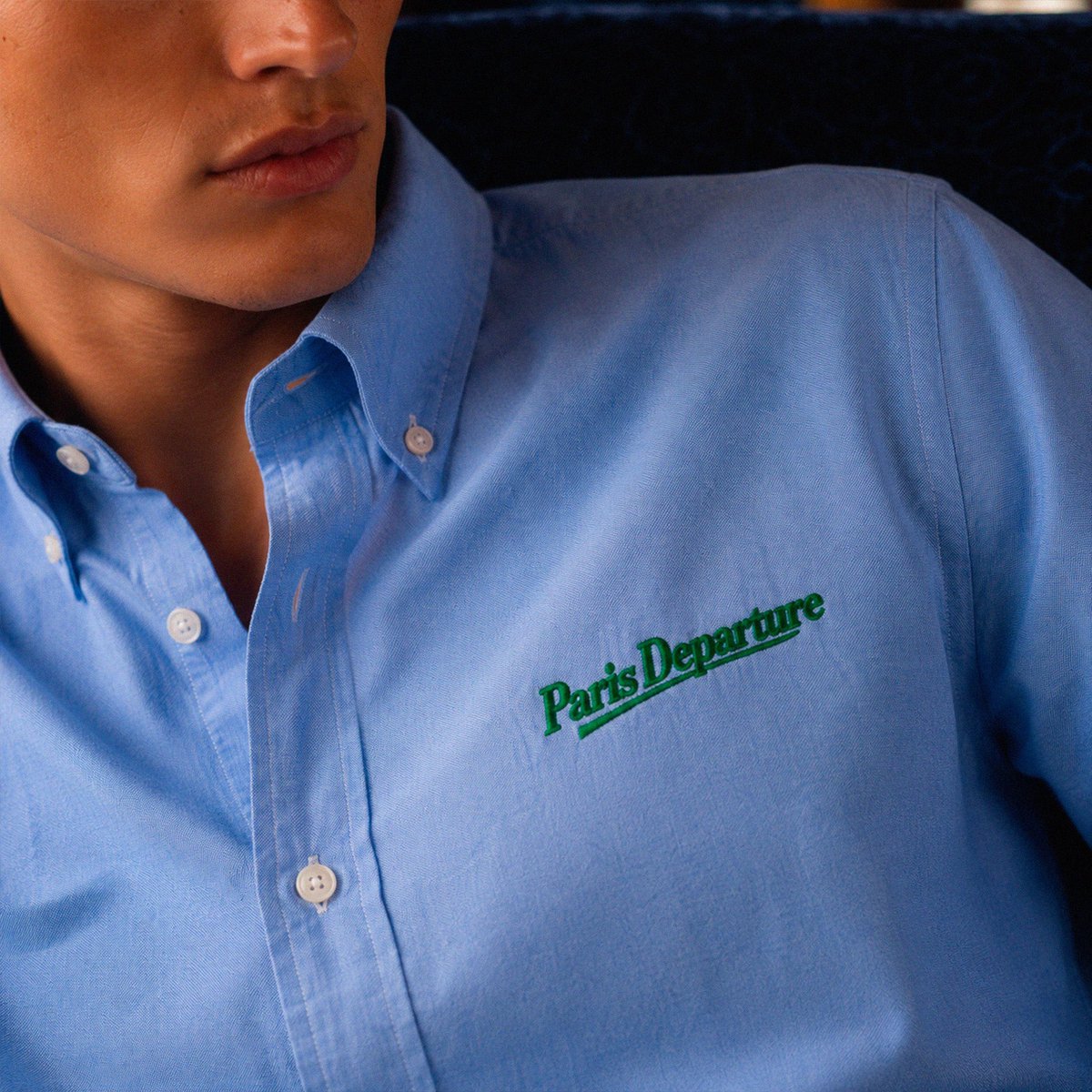 Paris Departure Oxford Shirt — Beauséjour Orient Express