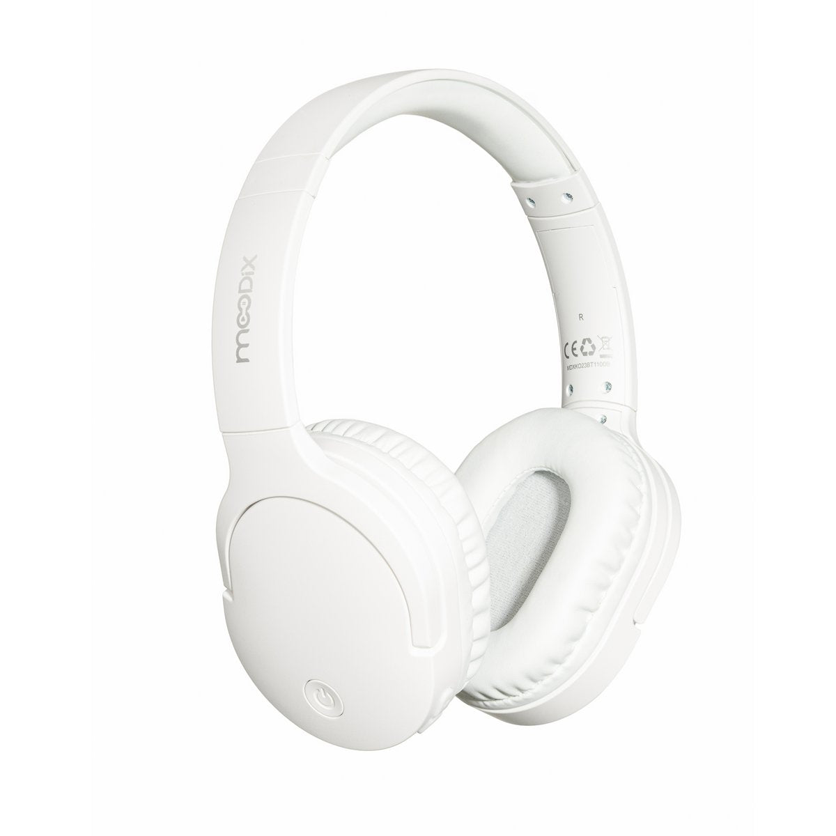 Moodix KO23BT1100W Bluetooth On-Ear Headphones, White