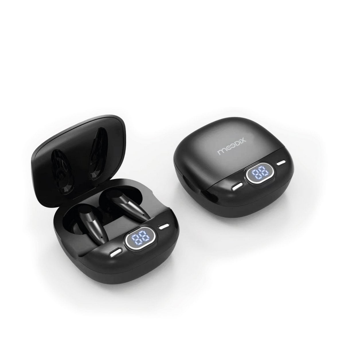 Moodix KI23J153 Bluetooth Earbud Headphones LCD Display