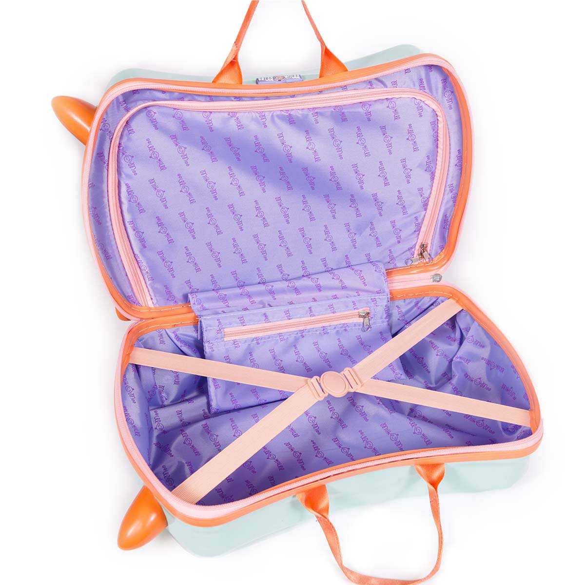 MILK&MOO Rideable Children's Suitcase, Riding Weight 50kg/110Lb, Fun and Safe