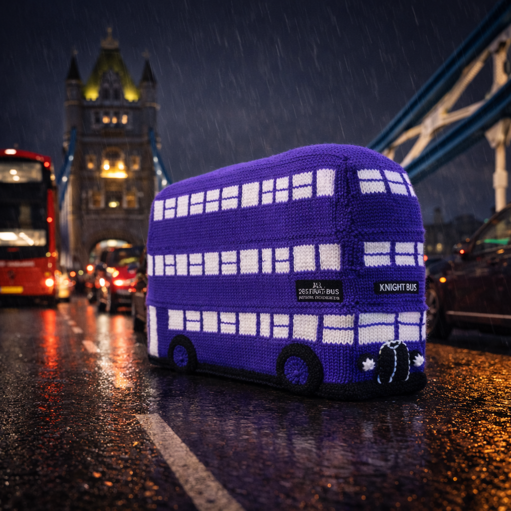 Harry Potter - Knight Bus Doorstop Knit Set