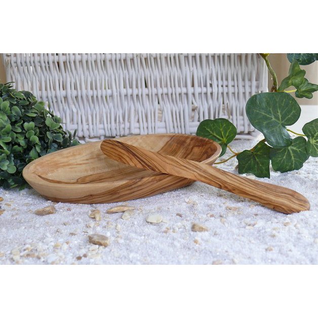 Butter bowl with butter knife