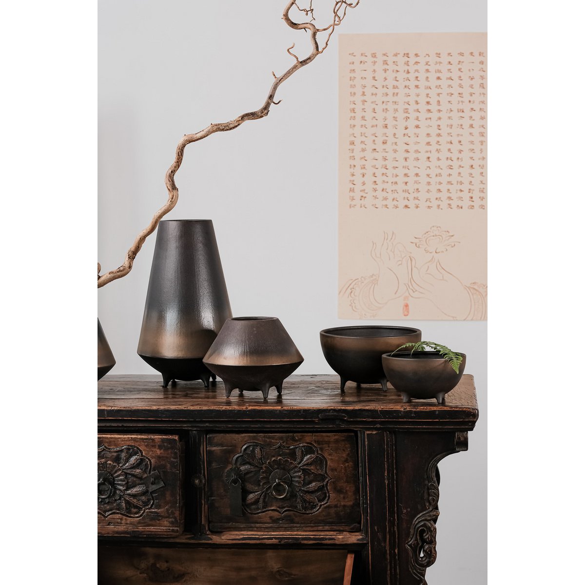 New Modern ceramic glob big bowl East+West, OTA10BB