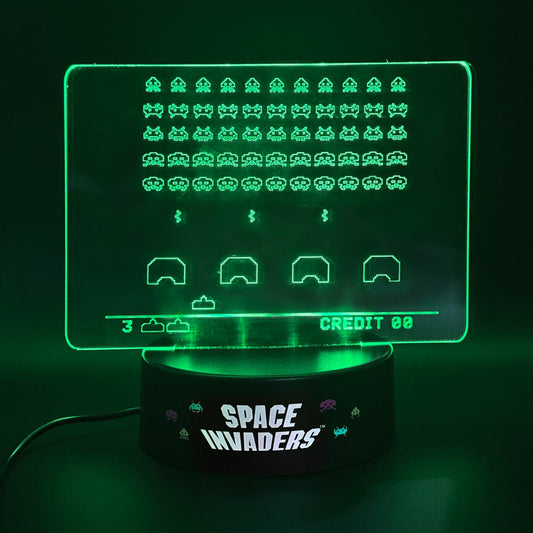 Space Invaders - Acryl Lampe
