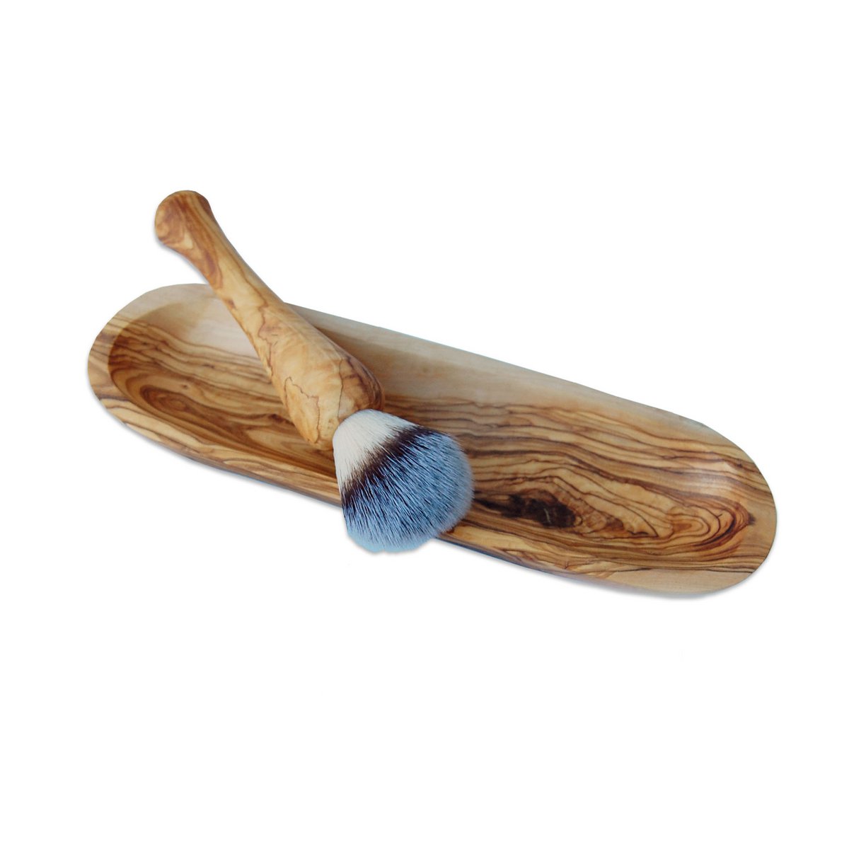 Large bathroom shelf (approx. 30 cm) made of olive wood