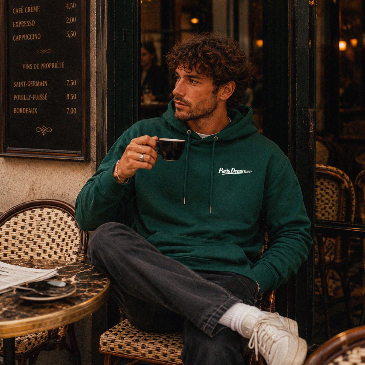 Paris Departure Hoodie — Beauséjour Orient Express