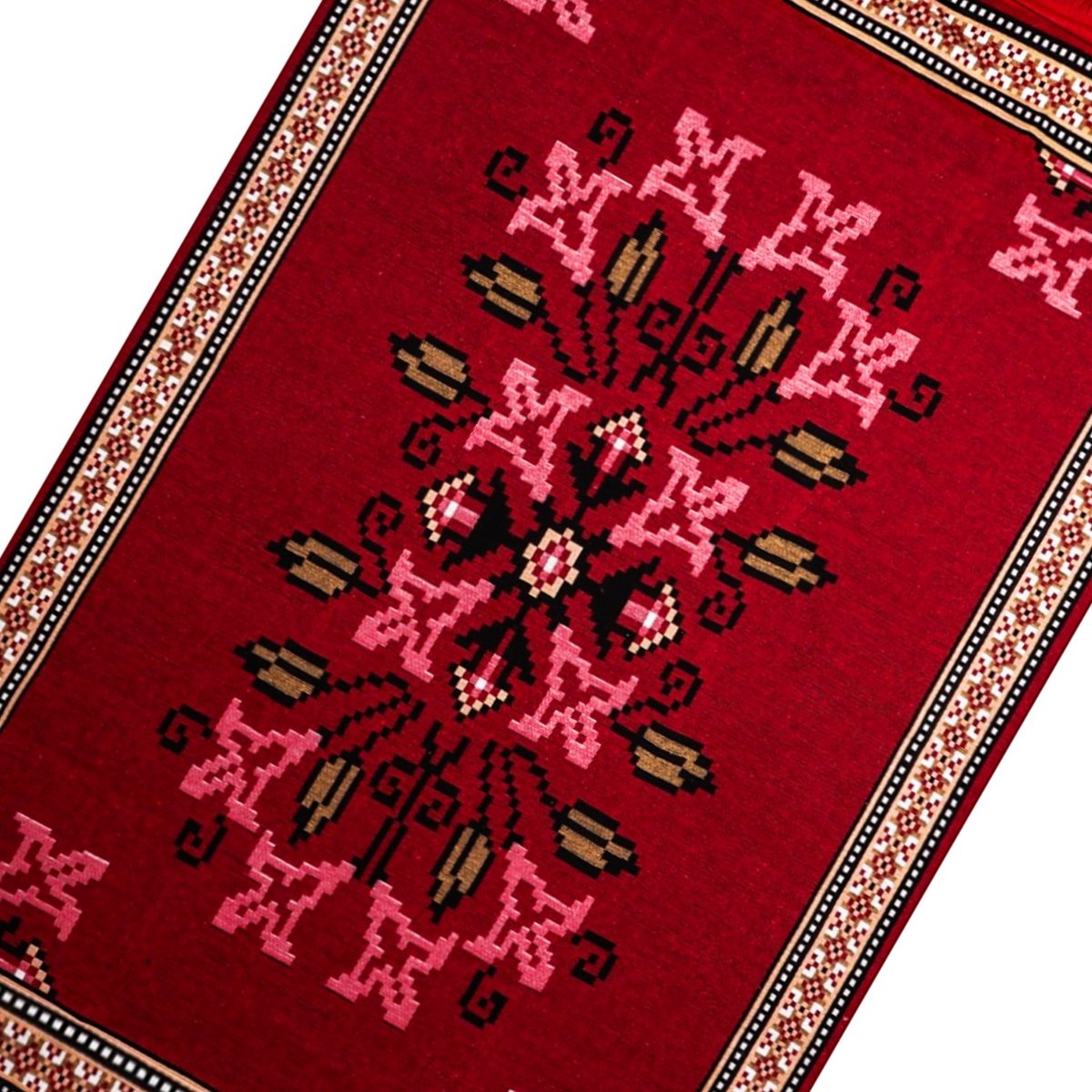 BiggHome Rug - 80x150 cm, Machine Washable, Durable, Ethnic-inspired Pattern for Living Room, SA25PY, 31.5 x 59.06 inches ,3.21 lbs.