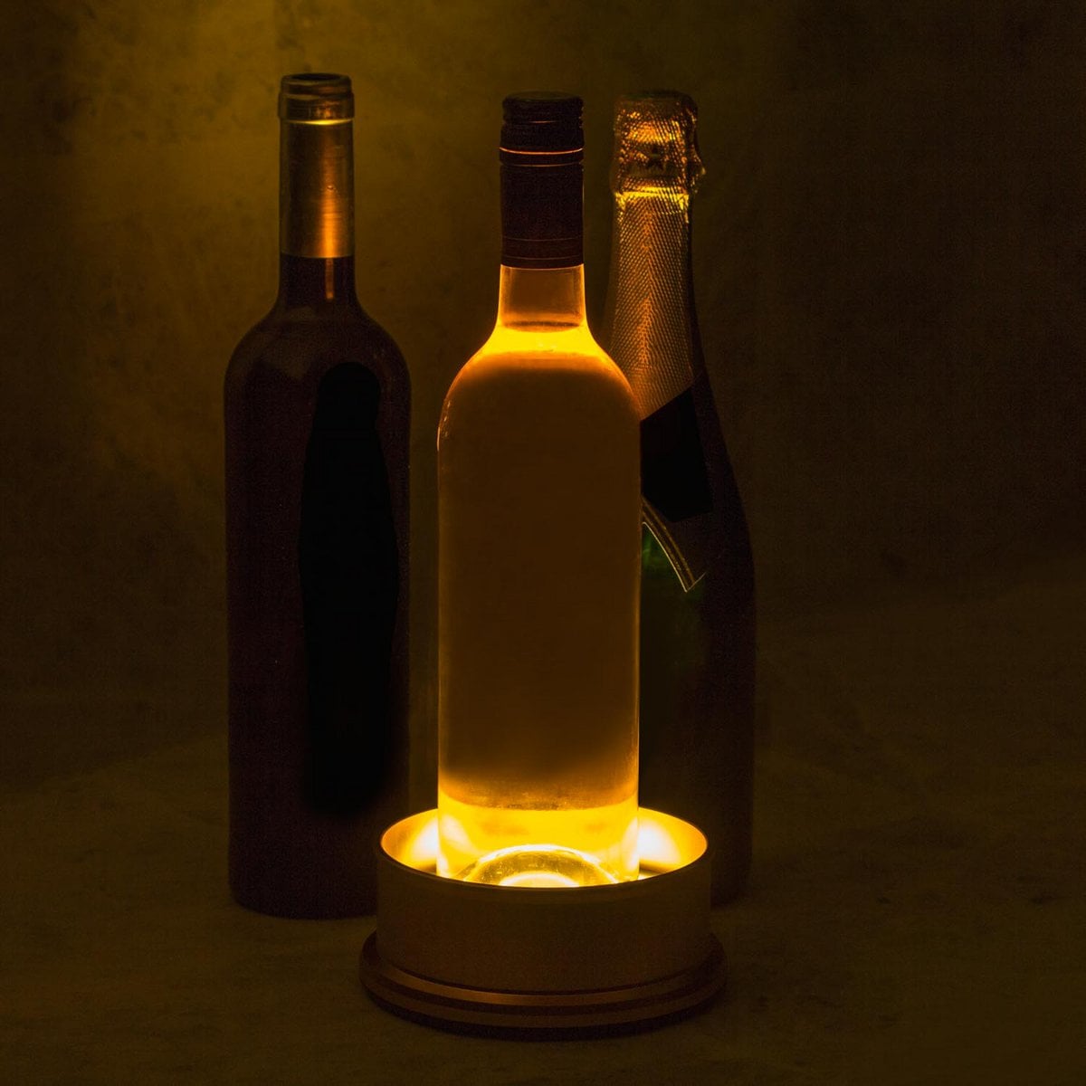 Design bottle coaster (with lighting)
