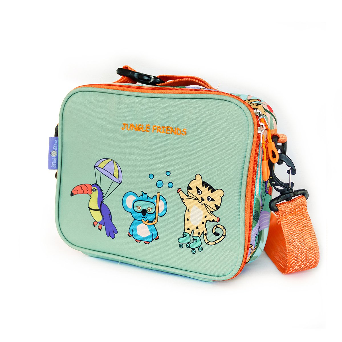 Milk&Moo Kids Backpack with Lunch Box, School Backpack Set for Girls and Boy