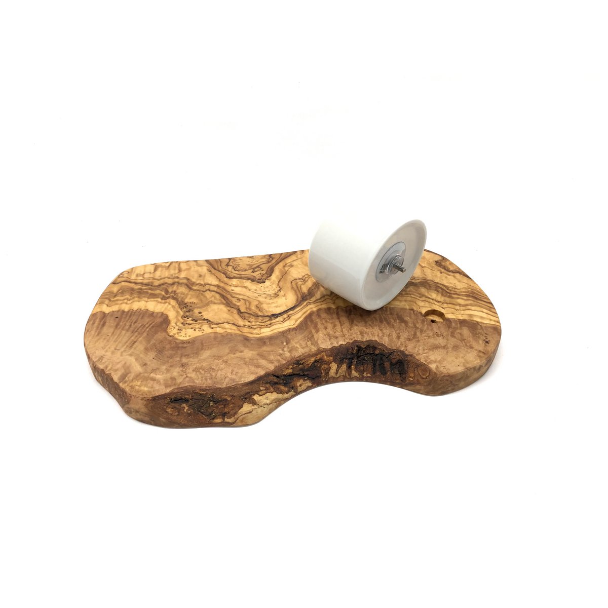 Burger board RUSTIC including porcelain bowl, approx. 30 - 34 cm