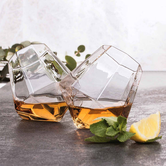 Mad Monkey - Diamond glasses set of 2