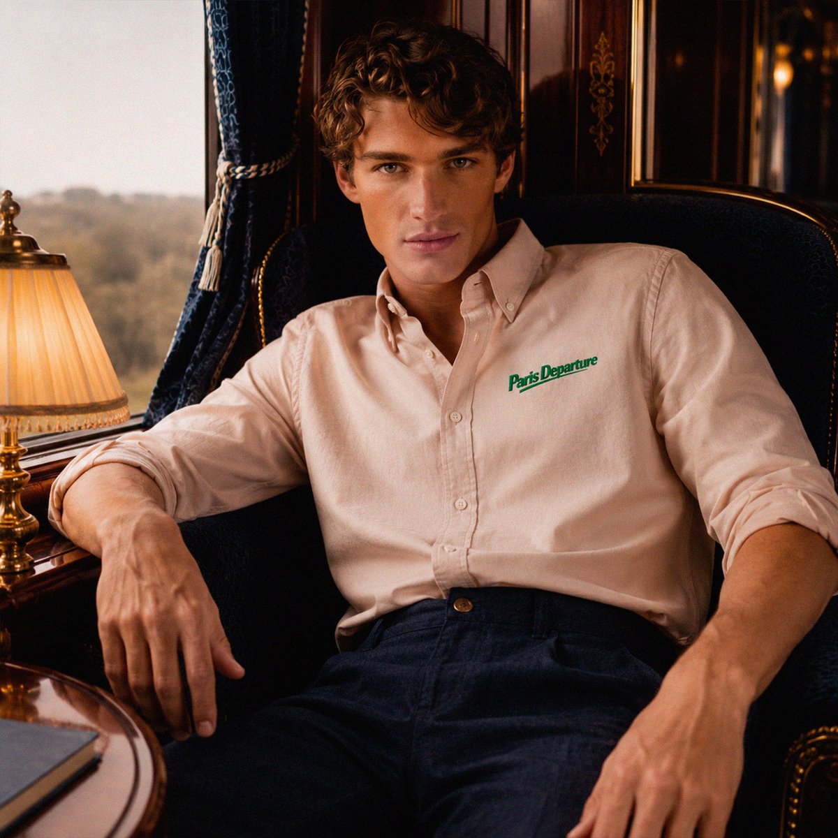 Paris Departure Oxford Shirt — Beauséjour Orient Express