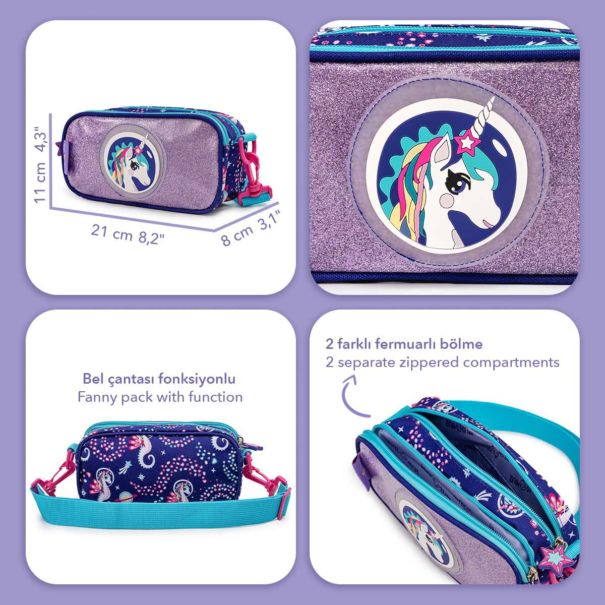 Milk&Moo Kids Fanny Pack featured Pencil Case Ayris