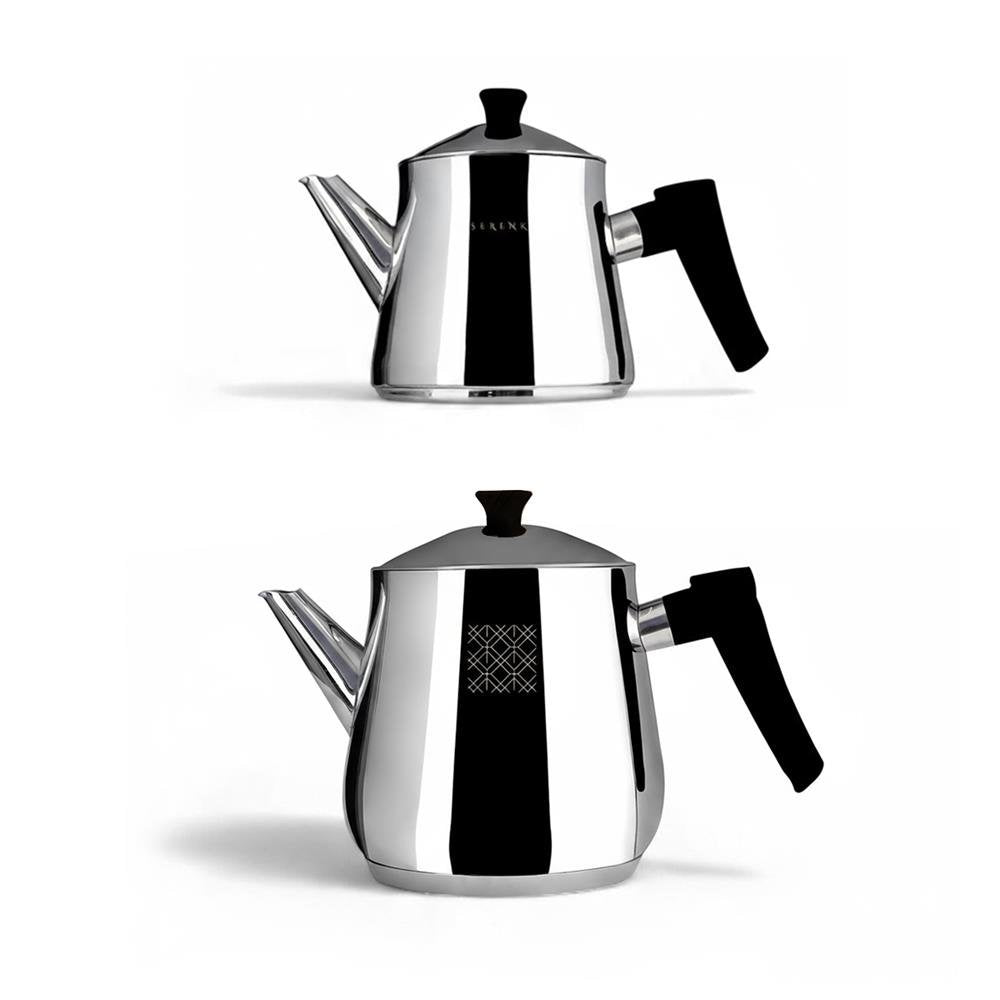 Serenk Definition Stainless Steel Tea Pot Set, 18-10 Stainless Steel Tea Kettle