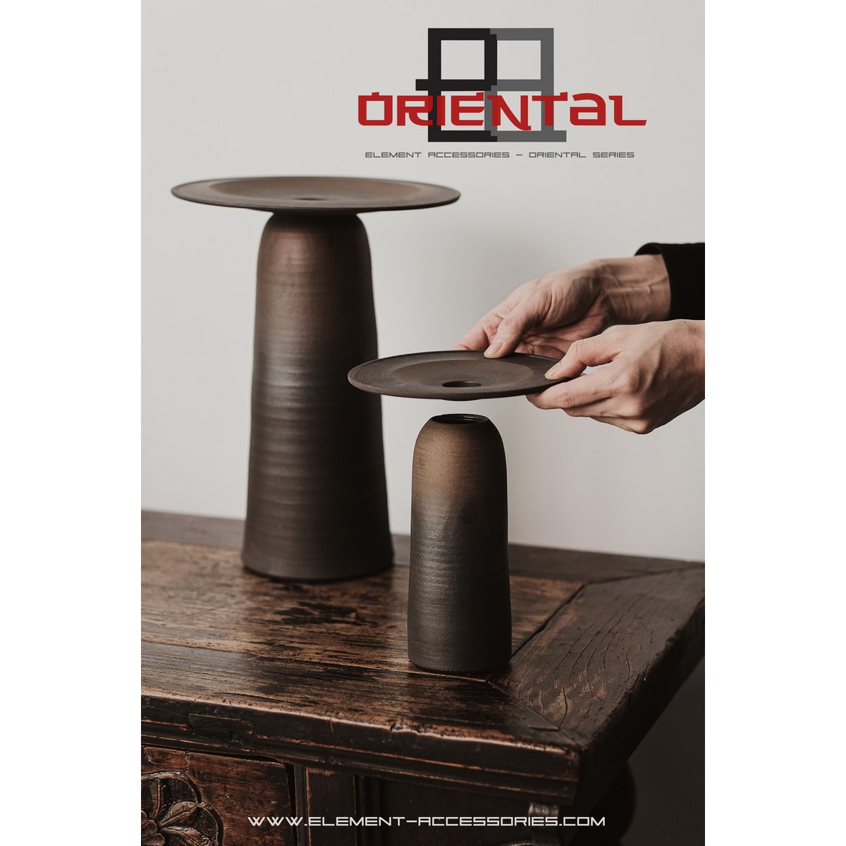 innovative, NewModern tall ceramic vase East+West ULF35