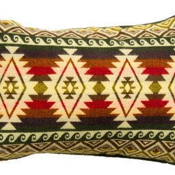 Pillow Native 40x60cm - Cayambe Green - including duck feather innner cushion