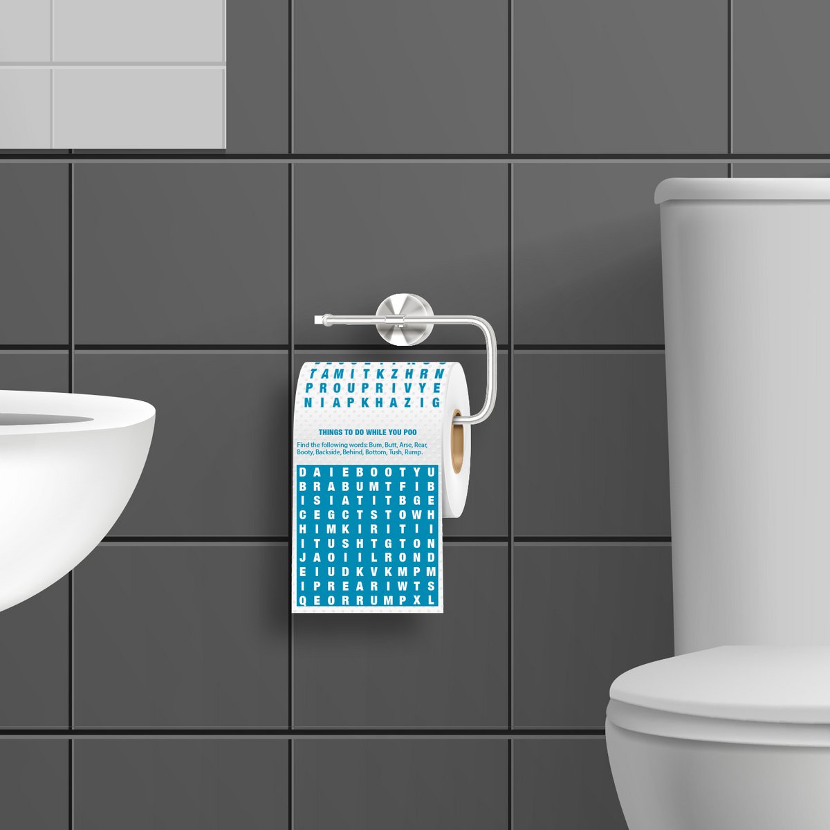 Mad Monkey - Toilettenpapier Things to do while you poo