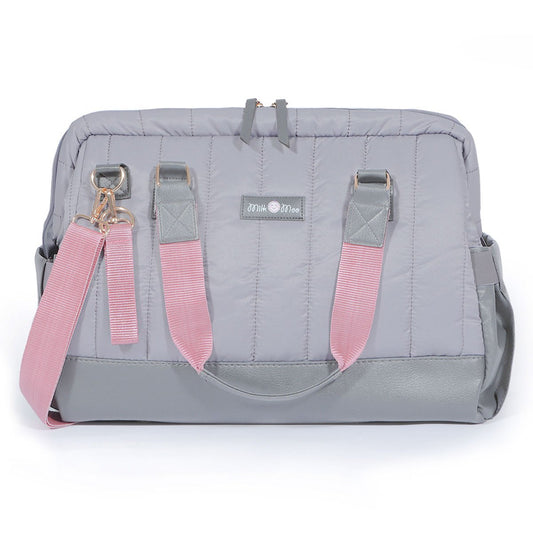 Milk&Moo Diaper Bag Quilted Dark Gray