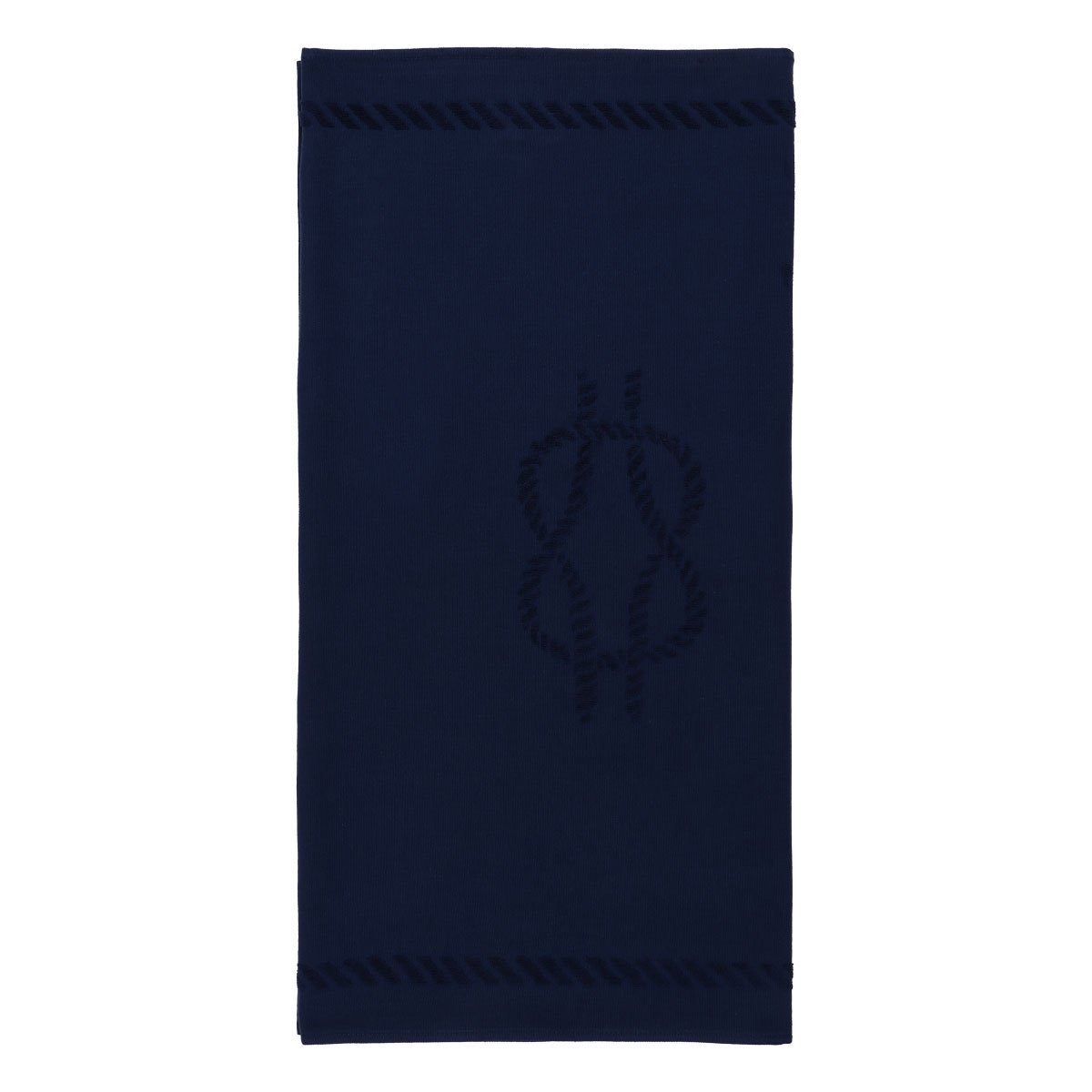 Anemoss Sailor Knots Beach Towel – Navy Blue, 140x70 cm/27.5x55 inches