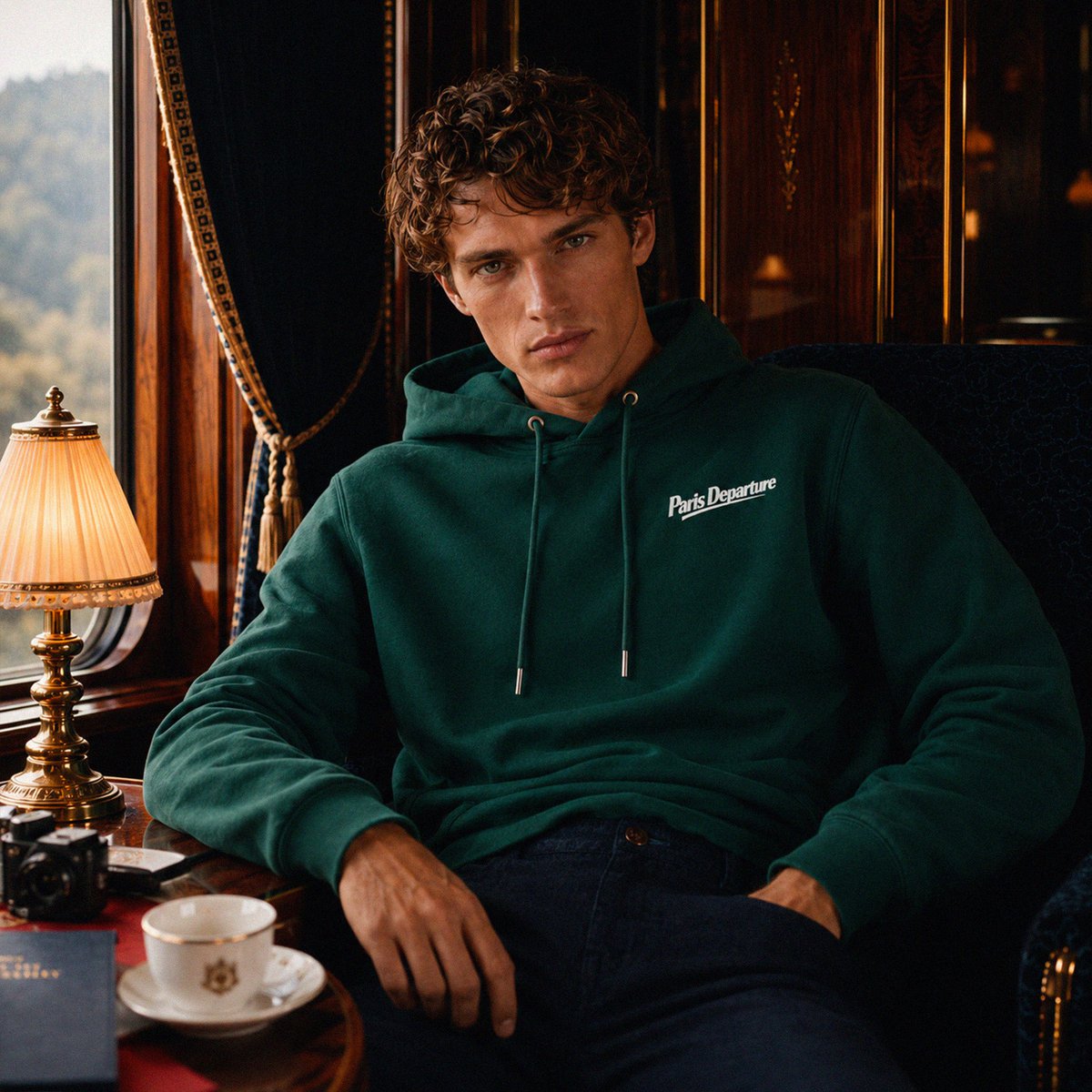 Paris Departure Hoodie — Beauséjour Orient Express