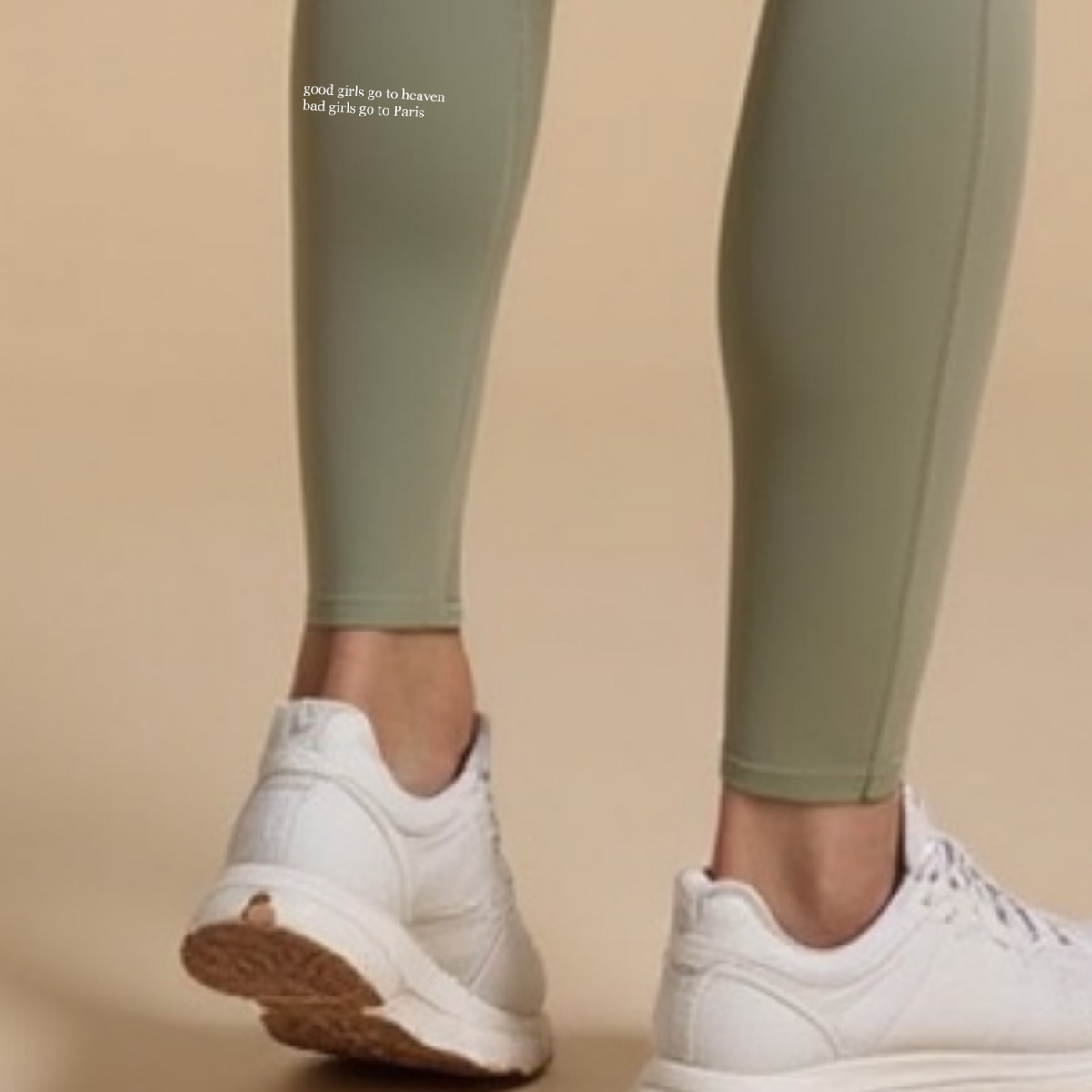High-Waist Leggings – "BAD GIRLS GO TO PARIS"