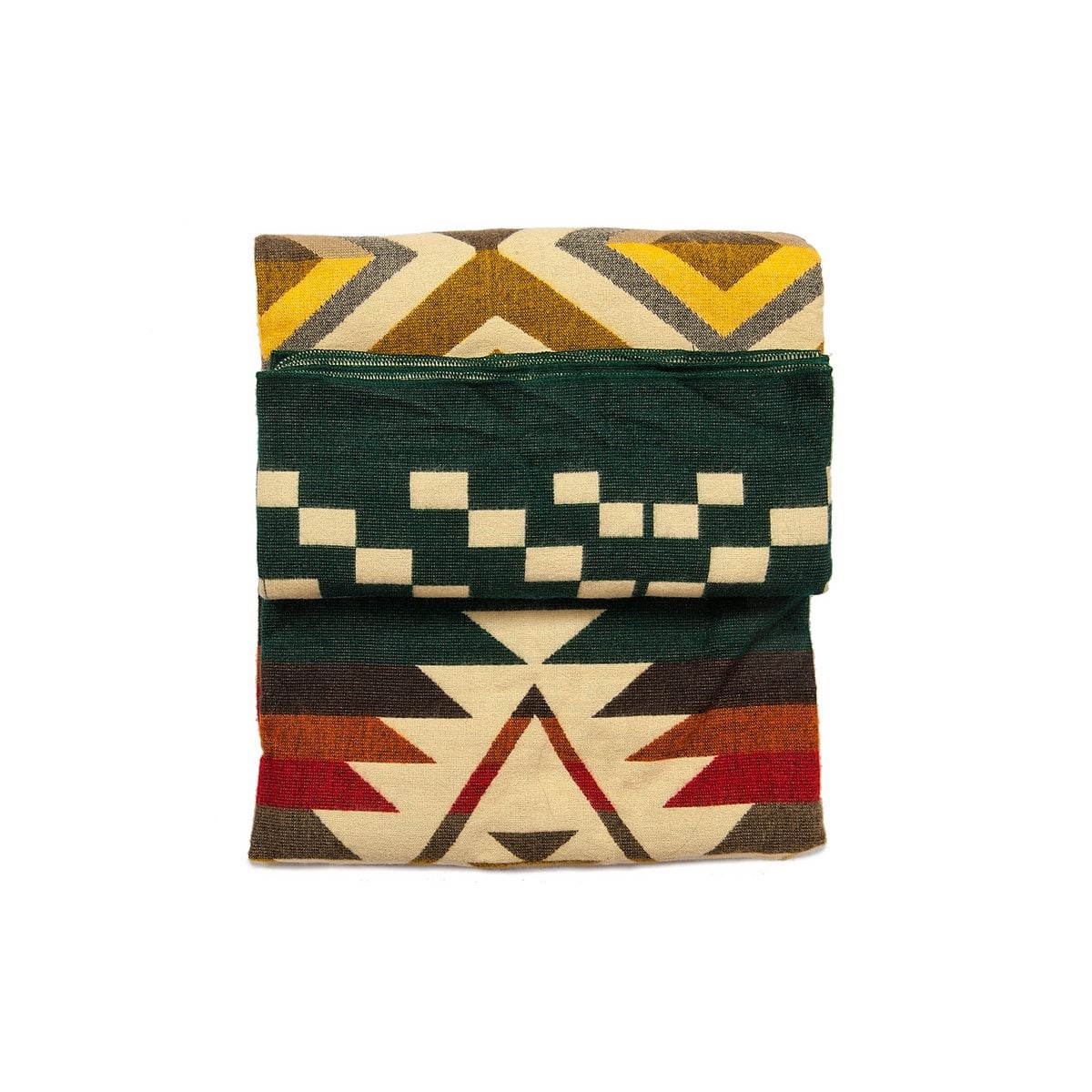 Alpaca Blanket Cayambe - Dark green