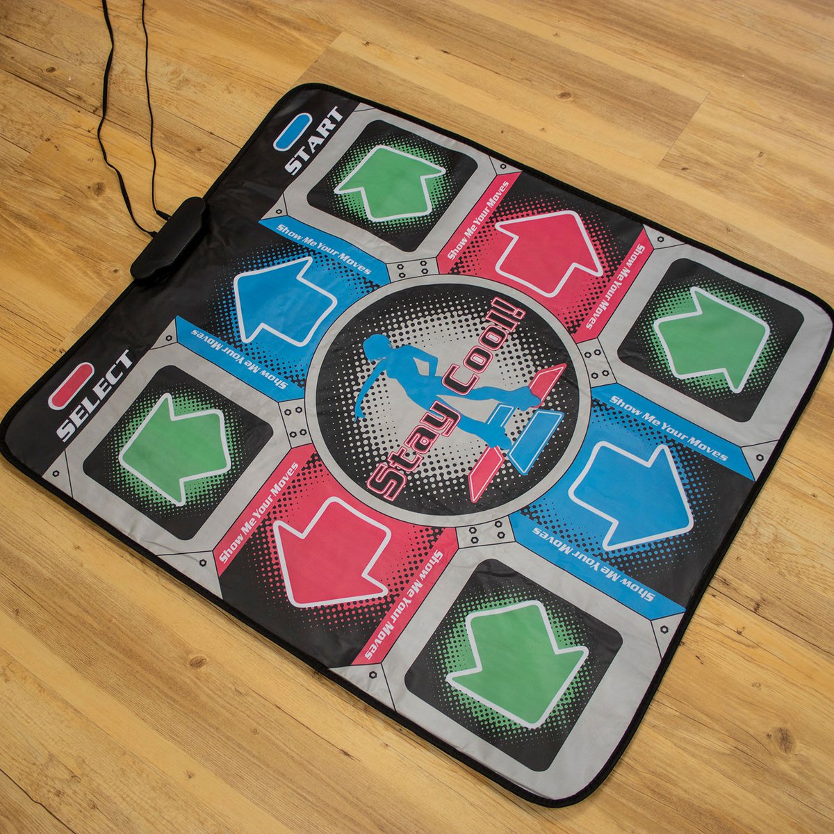 Mad Monkey - dance mat for children - retro dance mat - music mat with over 100 songs, 9 games and 3 difficulty levels