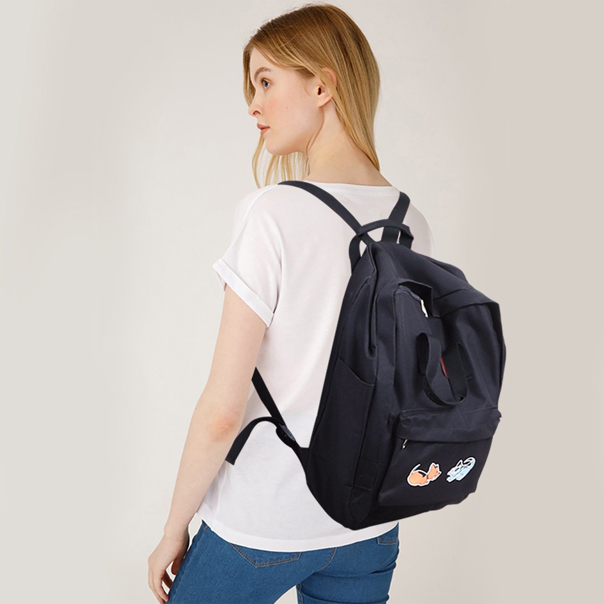 Biggdesign Dogs Black Backpack