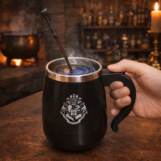 Harry Potter - self-stirring cup with magic wand 350 ml