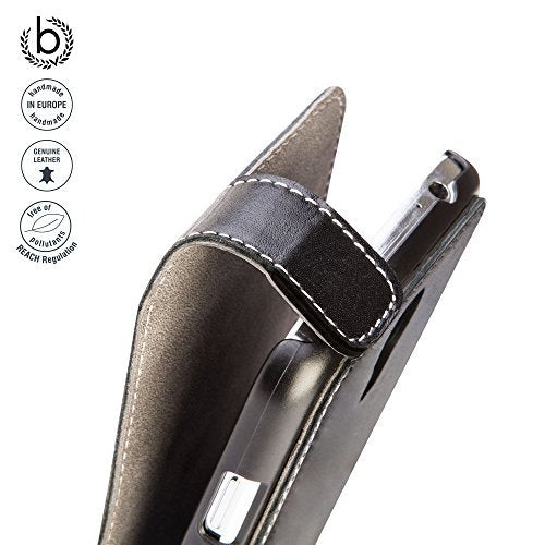 Bugatti FlipCase Rome - exclusive genuine leather case for Samsung Galaxy S4 [handmade | Magnetic clasp | logo embossing]