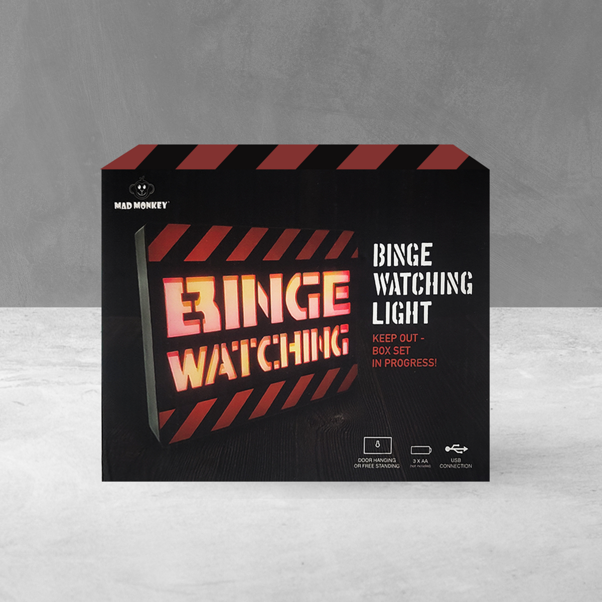 Mad Monkey - Binge Watching lamp, mood light