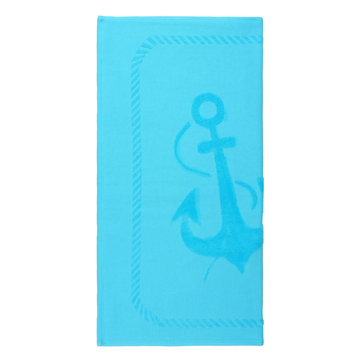 Anemoss Sailboat Beach Towel – Turquoise, 140x70 cm/27.5x55 inches