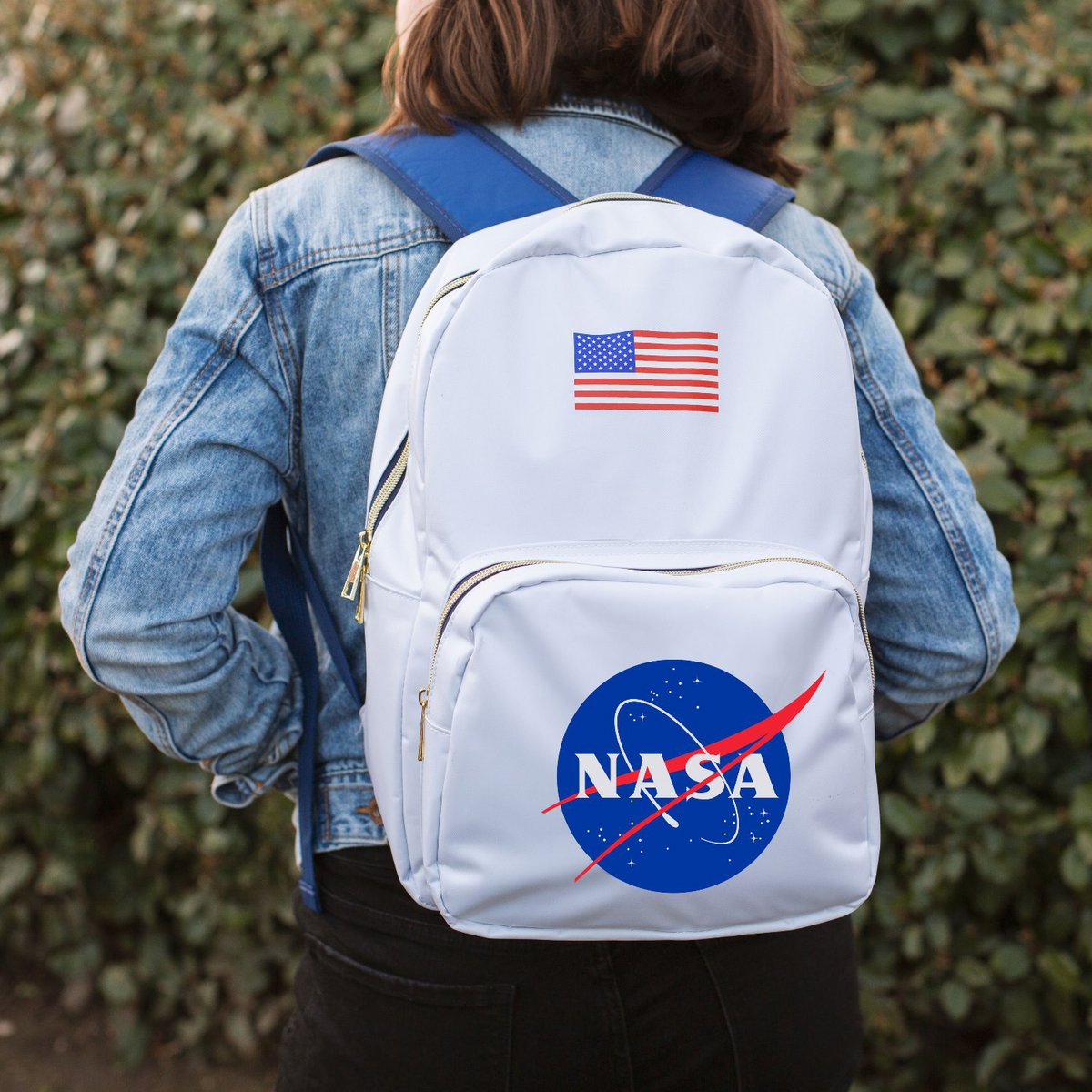NASA backpack "Backpack" white